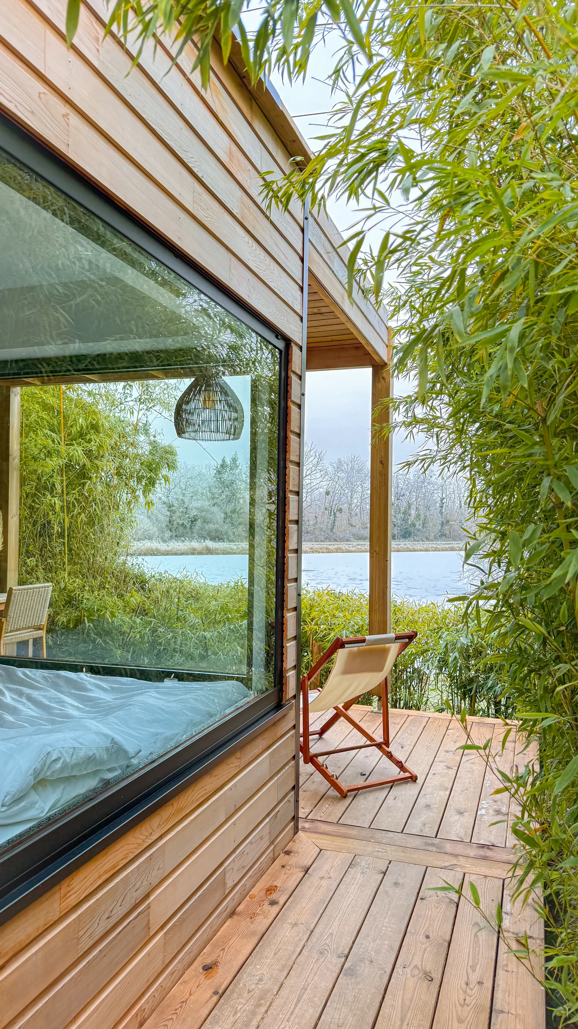 Vue extérieur lodge