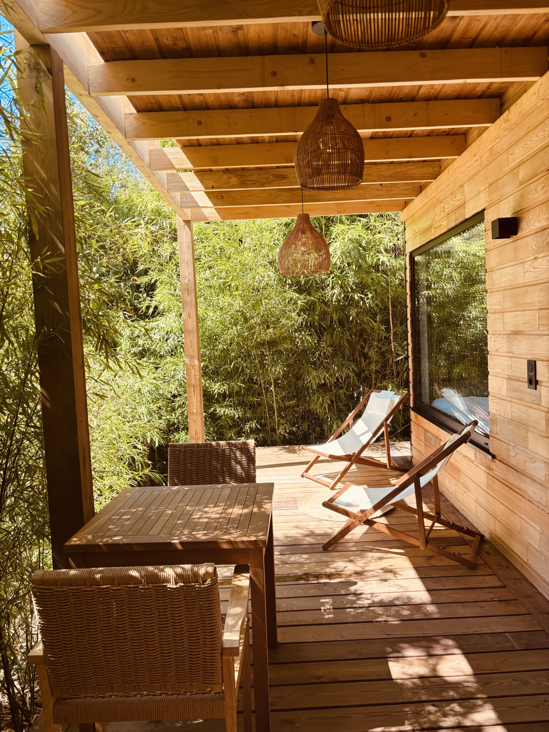 Terrasse du lodge